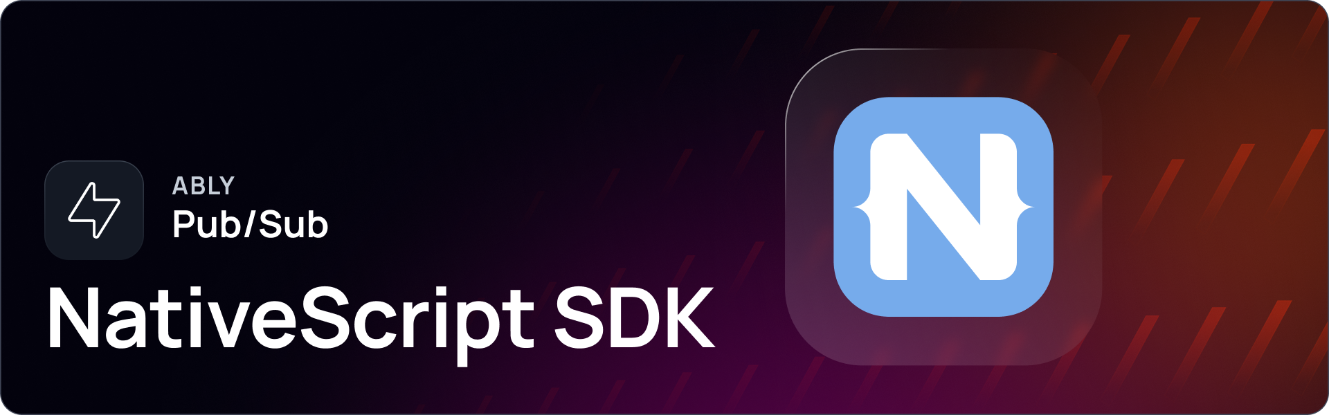 Ably Pub/Sub NativeScript Header